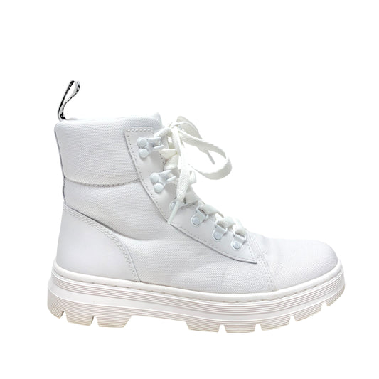 Boots Combat By Dr Martens In White, Size: 9