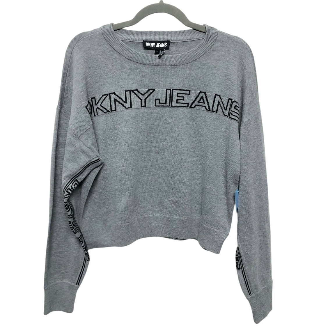 Sweater By Dkny In Grey, Size: S