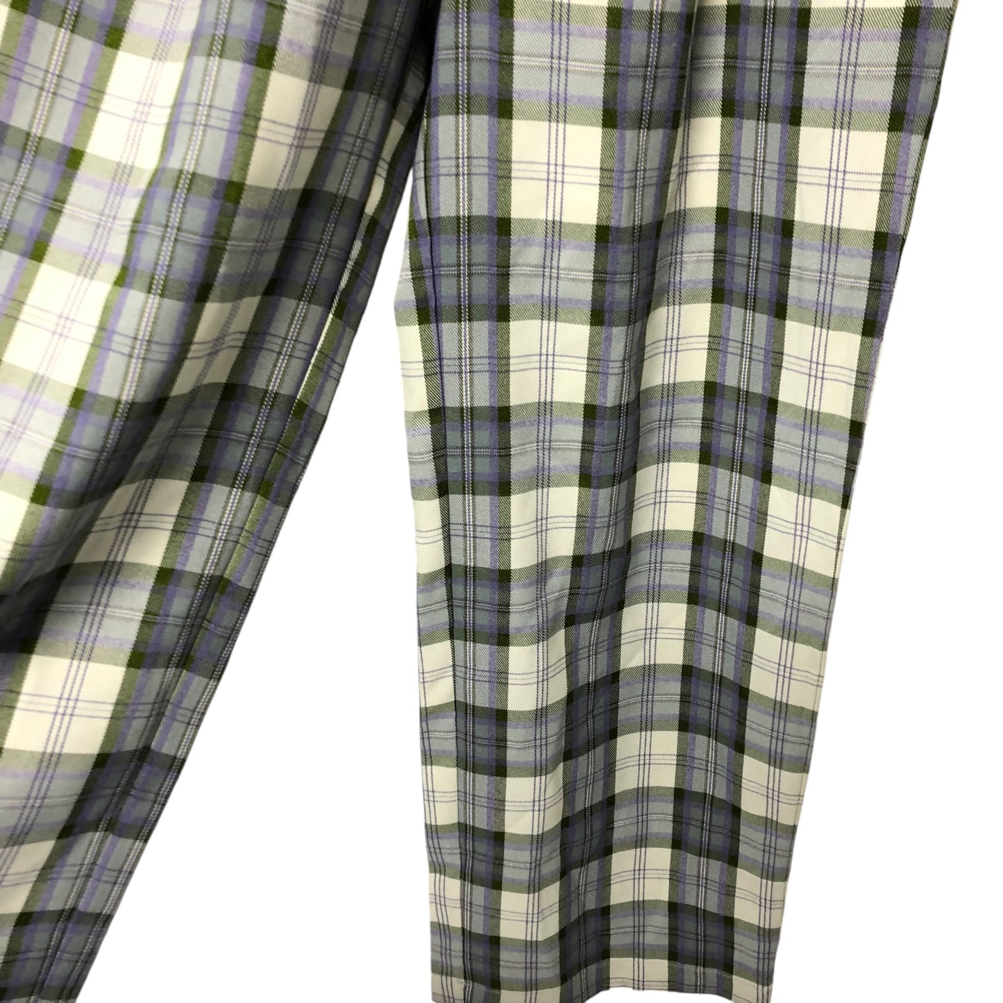 Pants Wide Leg By Listicle In Plaid Pattern, Size: S