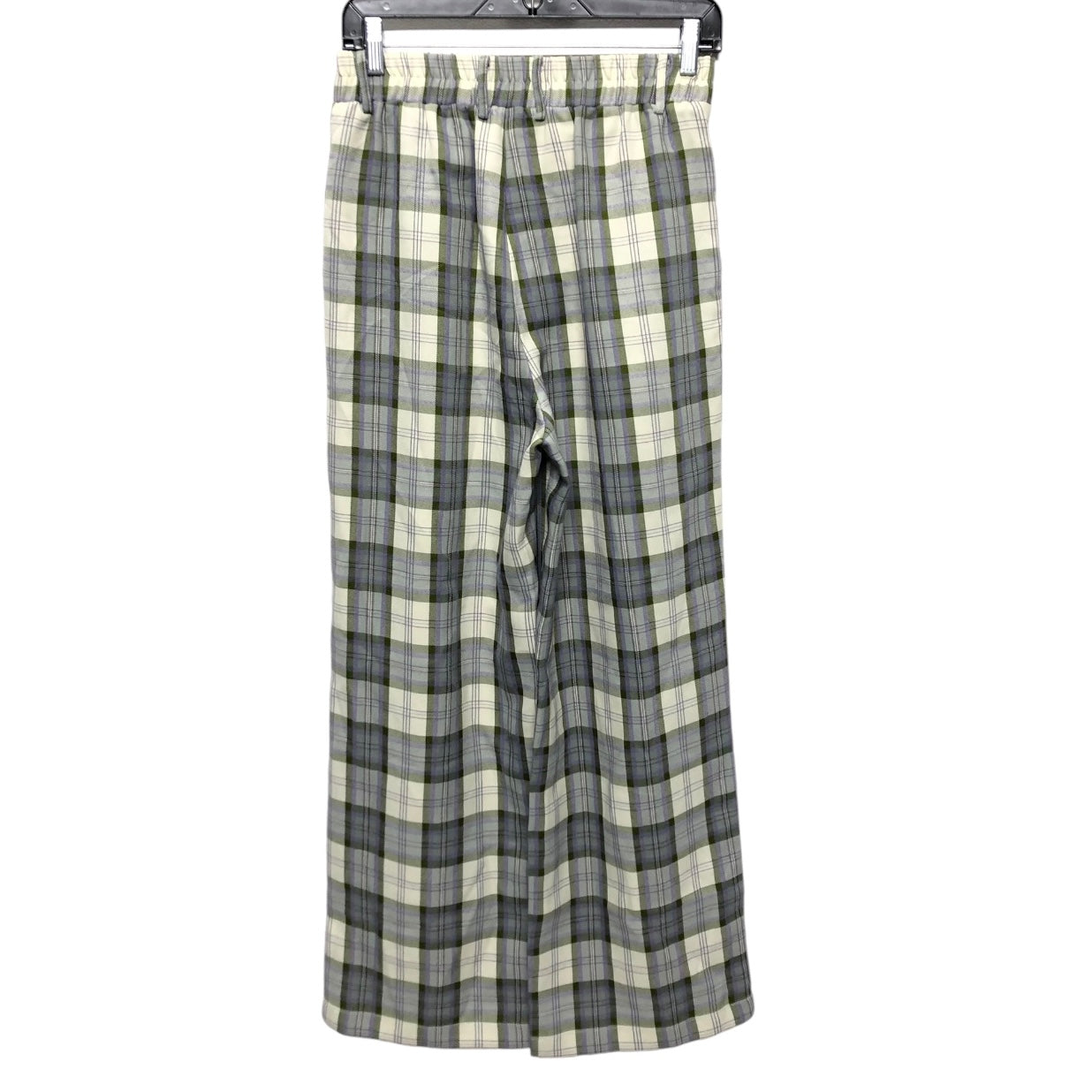 Pants Wide Leg By Listicle In Plaid Pattern, Size: S