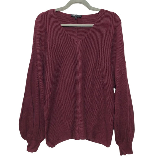 Sweater By 1.state In Maroon, Size: 1x