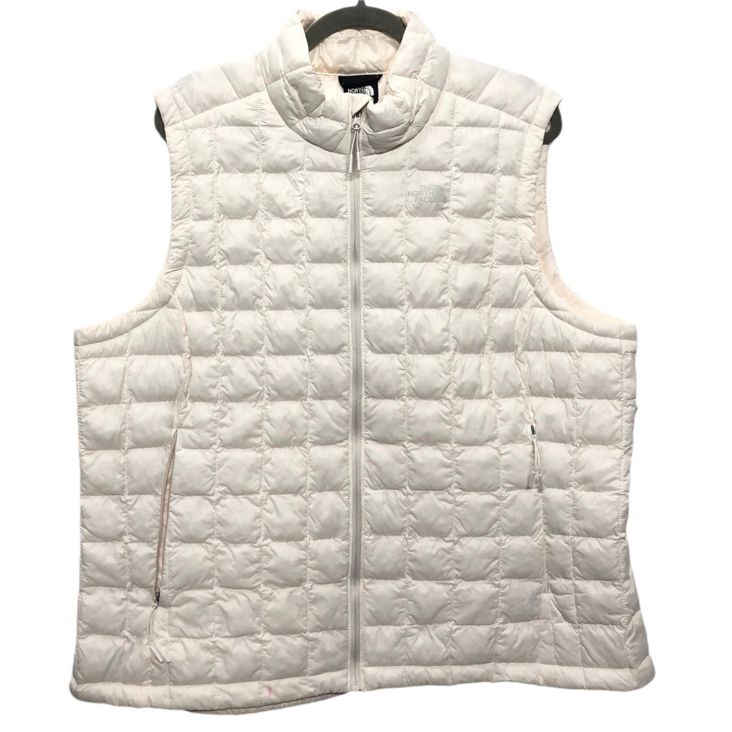 Vest Puffer & Quilted By The North Face In Ivory, Size: Xxl