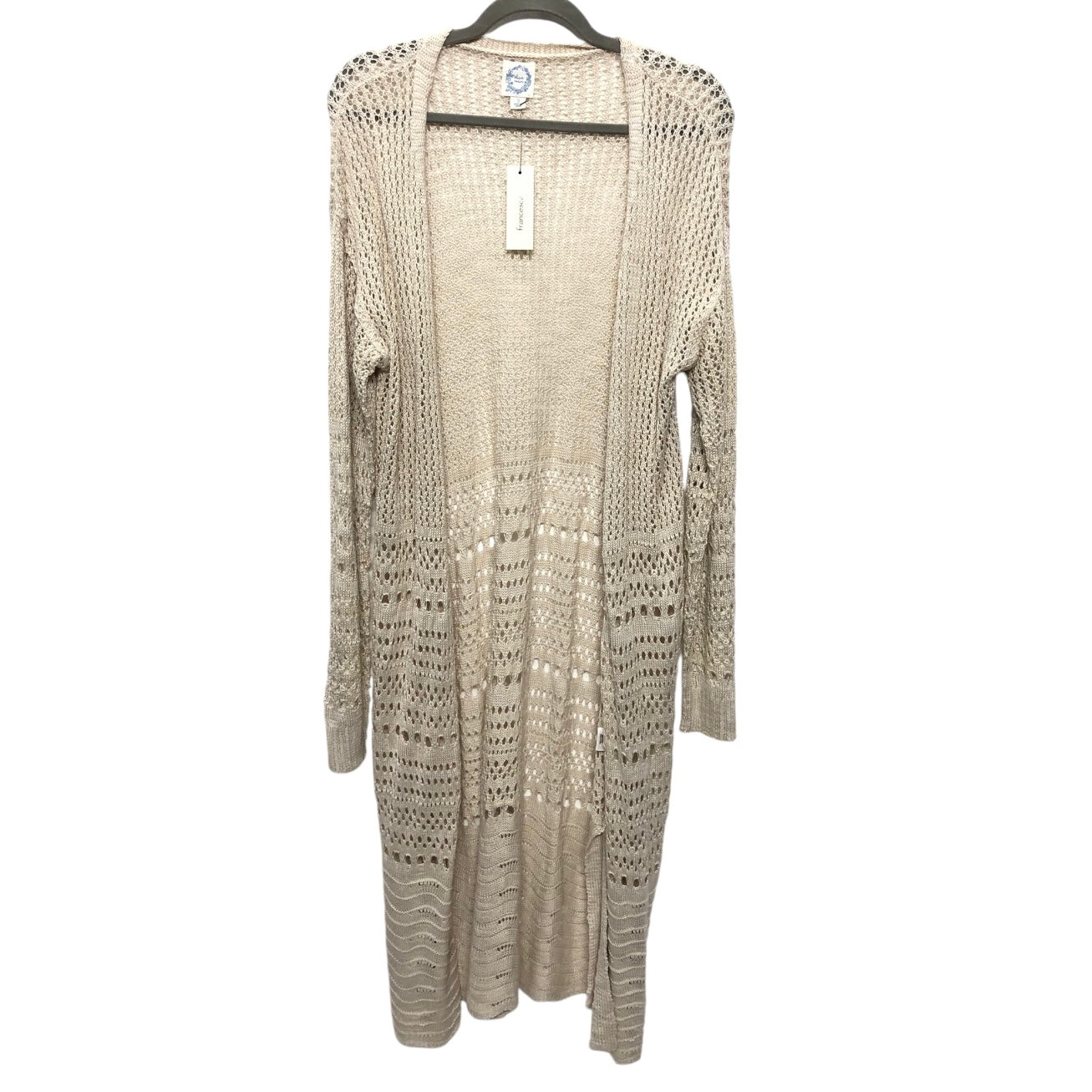 Cardigan By Francesca's In Beige, Size: S