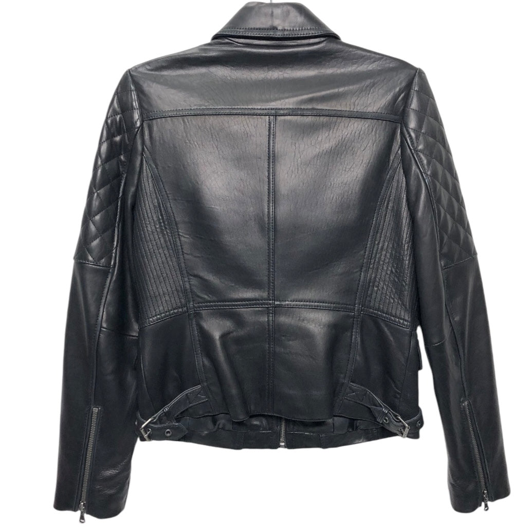 Jacket Leather By Antonio Melani In Black, Size: S