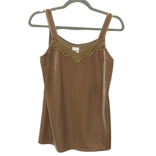 Top Cami By Nic + Zoe In Tan, Size: S