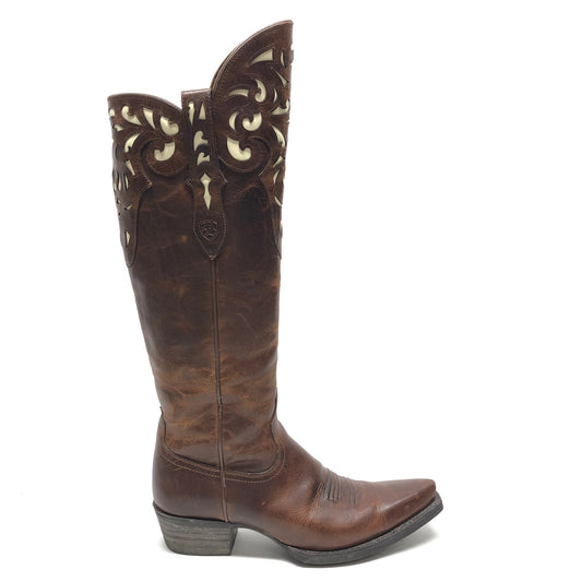 Boots Western By Ariat In Brown, Size: 8