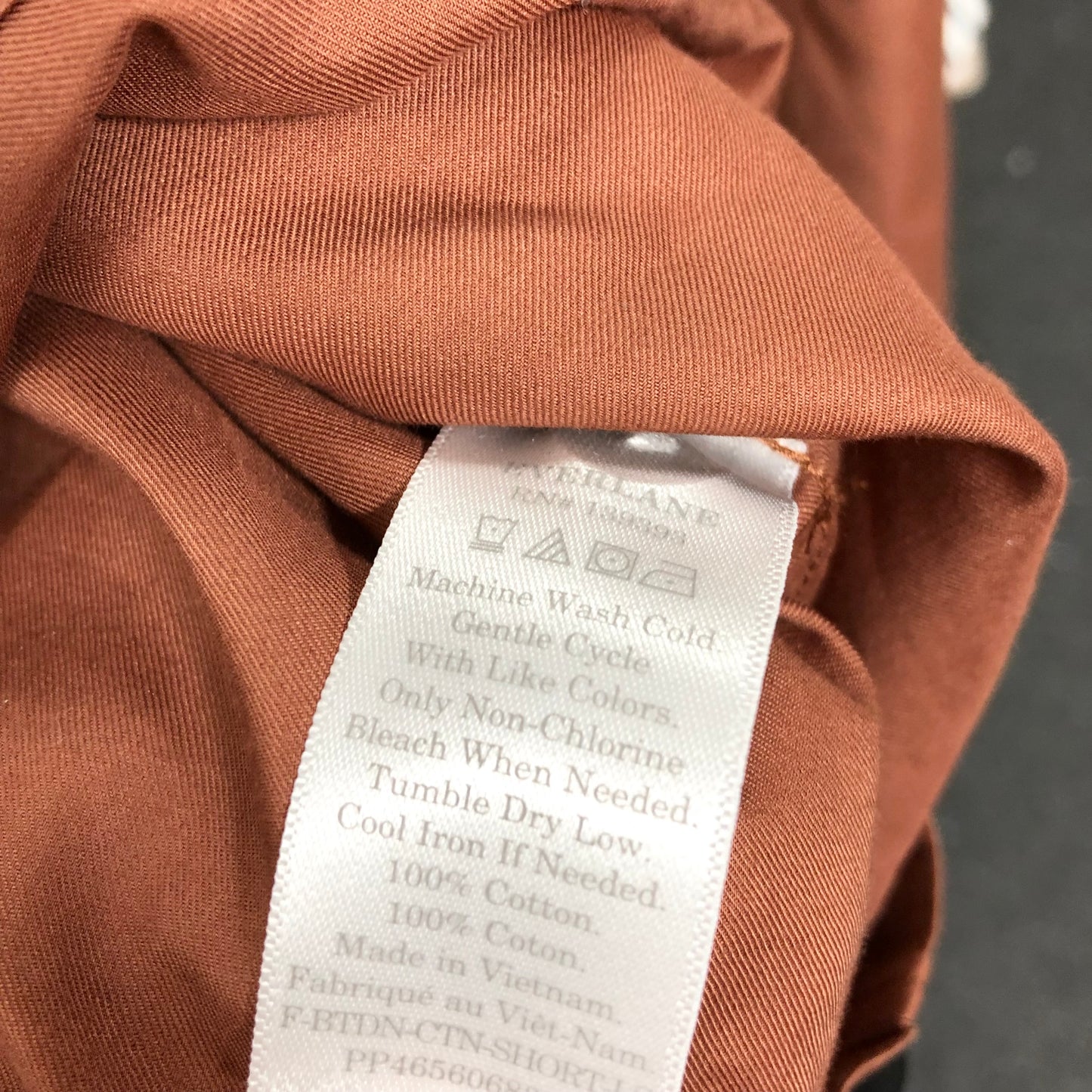 Top Long Sleeve By Everlane In Brown, Size: L