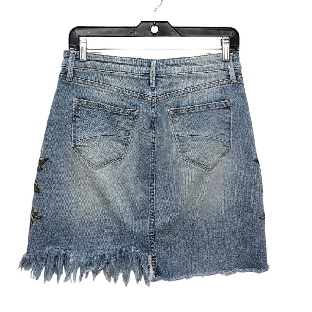 Skirt Mini & Short By Driftwood In Blue Denim, Size: 2