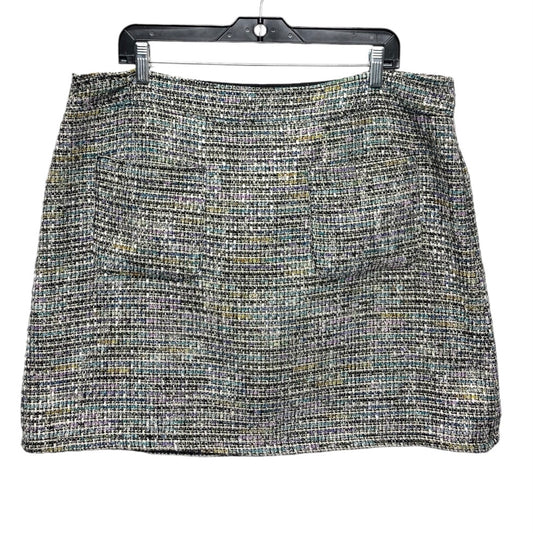 Skirt Mini & Short By Loft In Multi-colored, Size: 16