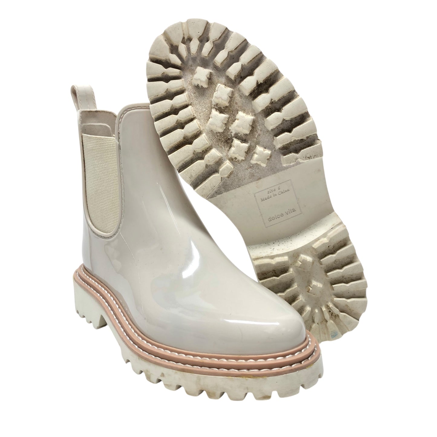 Boots Rain By Dolce Vita In Ivory, Size: 6