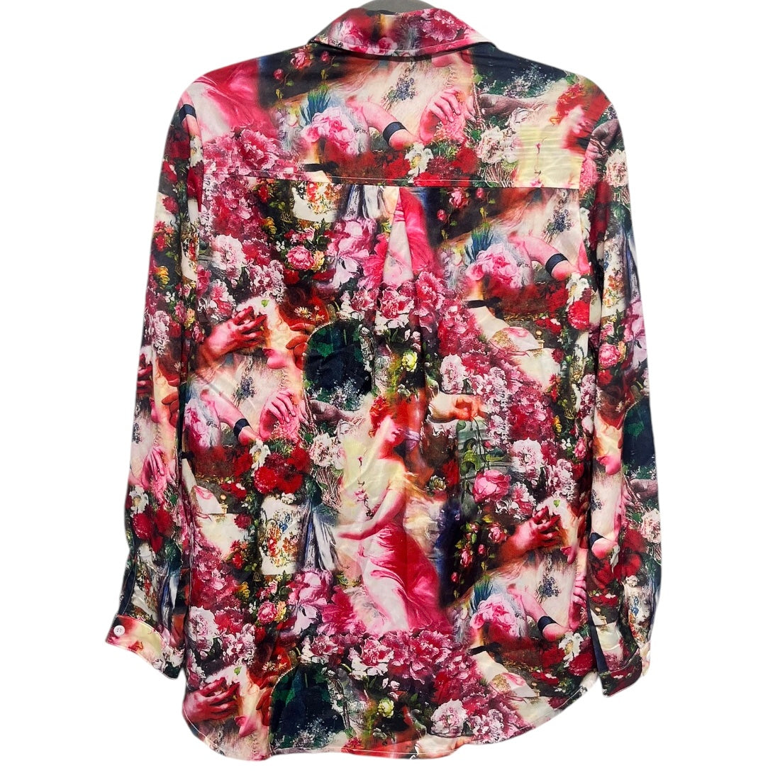 Top Long Sleeve By Pretty Little Thing In Multi-colored, Size: 0