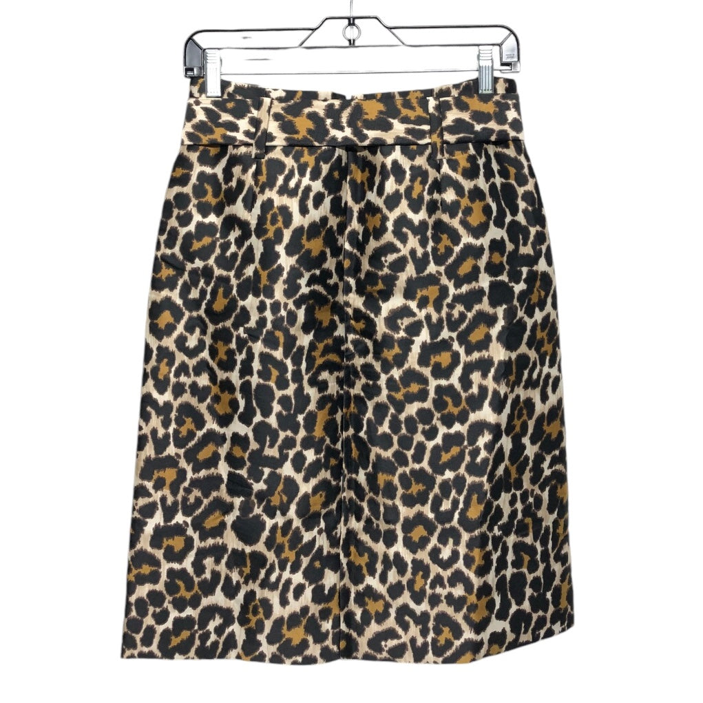 Skirt Mini & Short By J. Crew In Leopard Print, Size: 0