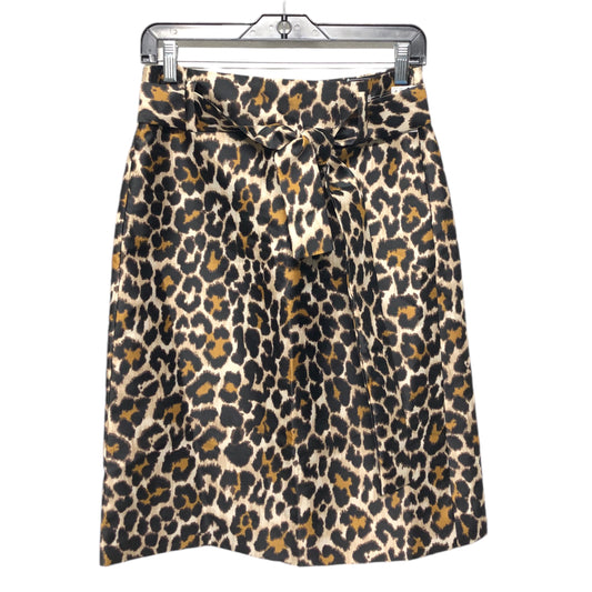 Skirt Mini & Short By J. Crew In Leopard Print, Size: 0