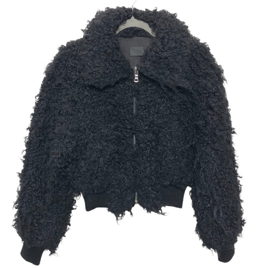 Jacket Faux Fur & Sherpa By Cma In Black, Size: Xs