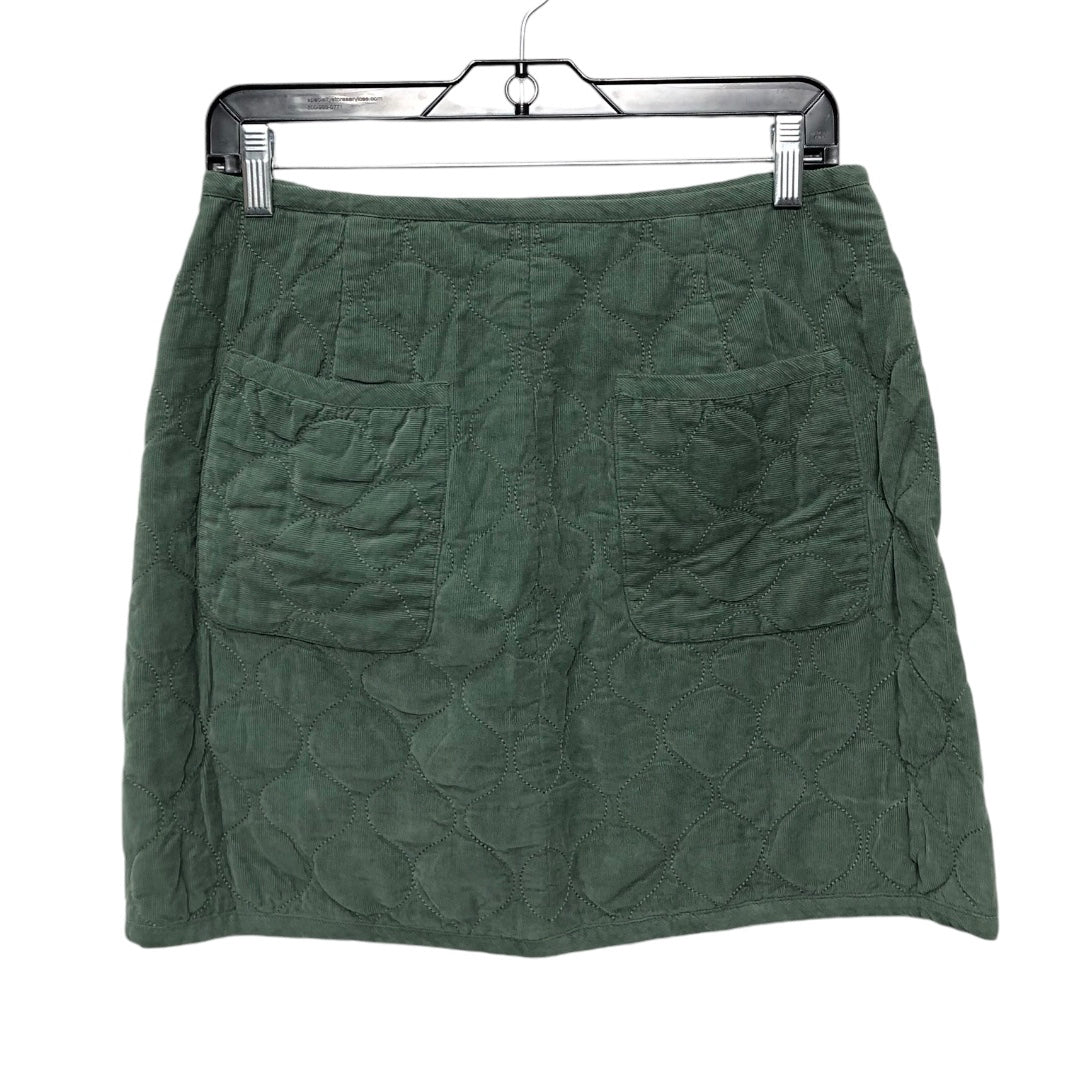 Skirt Mini & Short By Madewell In Green, Size: 6