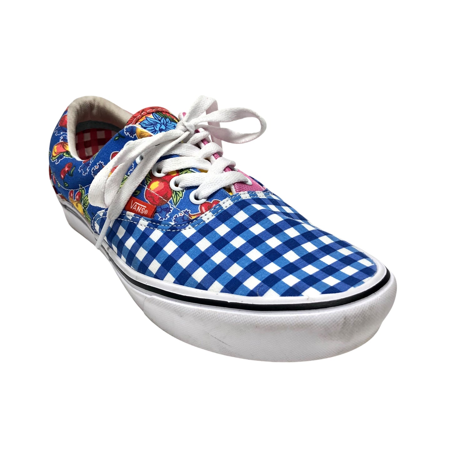 Shoes Sneakers By Vans In Blue & Pink, Size: 11