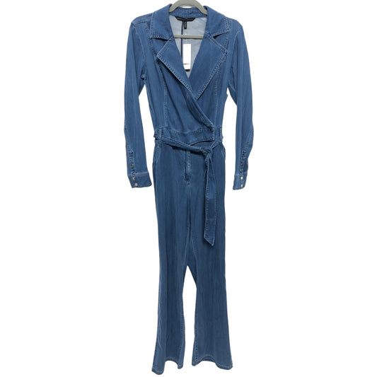 Jumpsuit By White House Black Market In Blue Denim, Size: 10