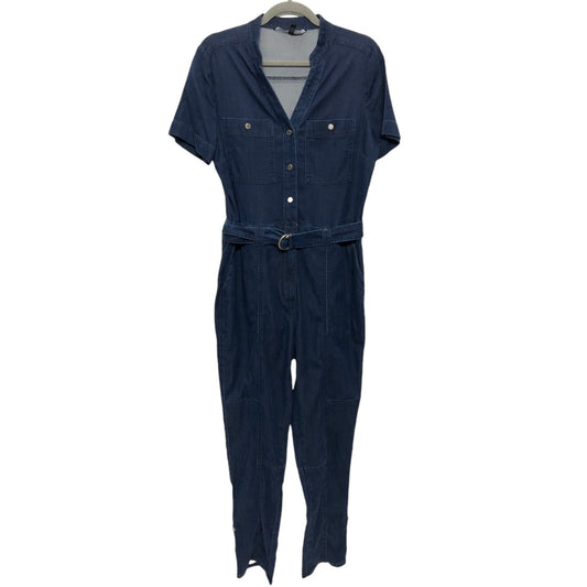 Jumpsuit By White House Black Market In Blue Denim, Size: 10