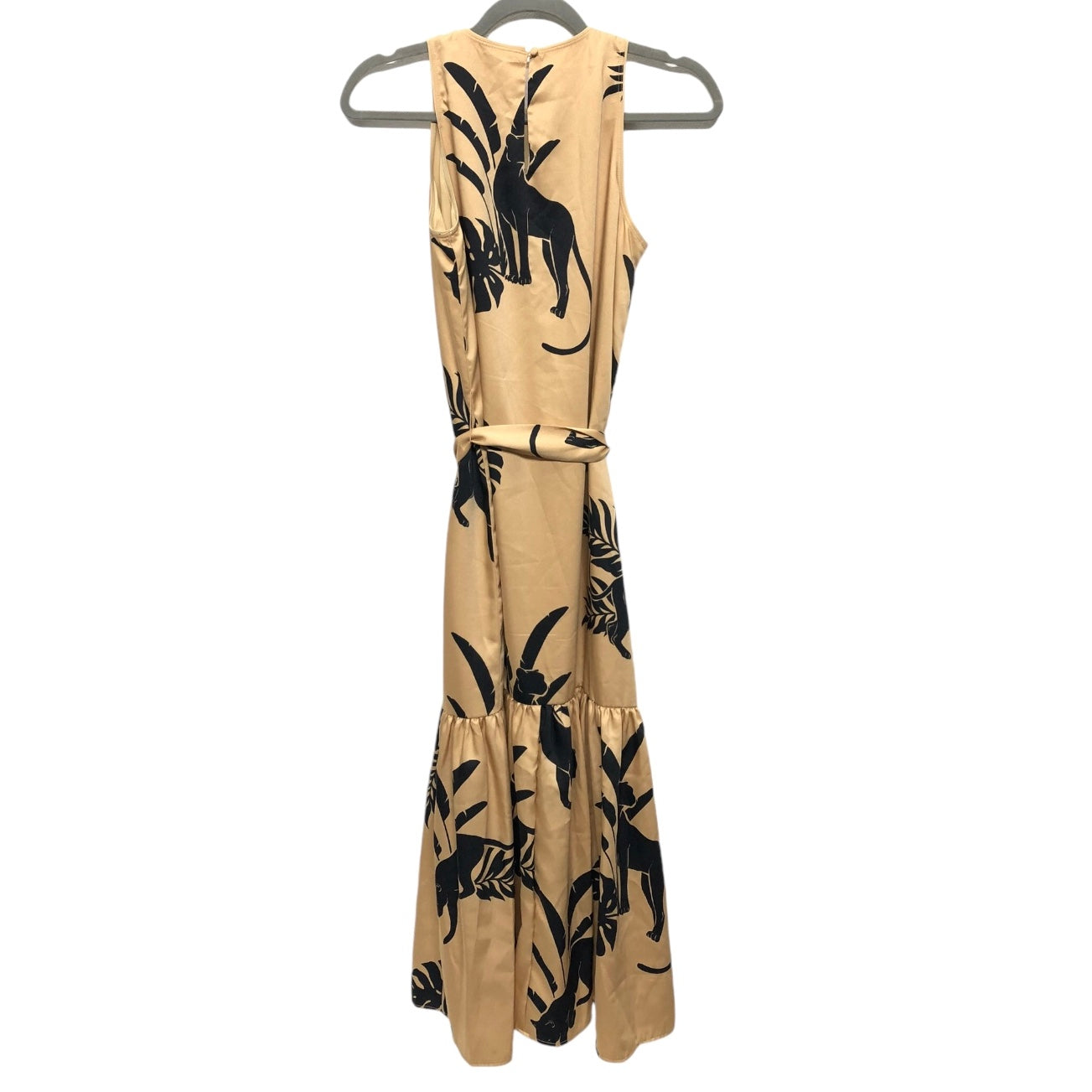 Dress Casual Midi By Ann Taylor In Black & Tan, Size: Xs