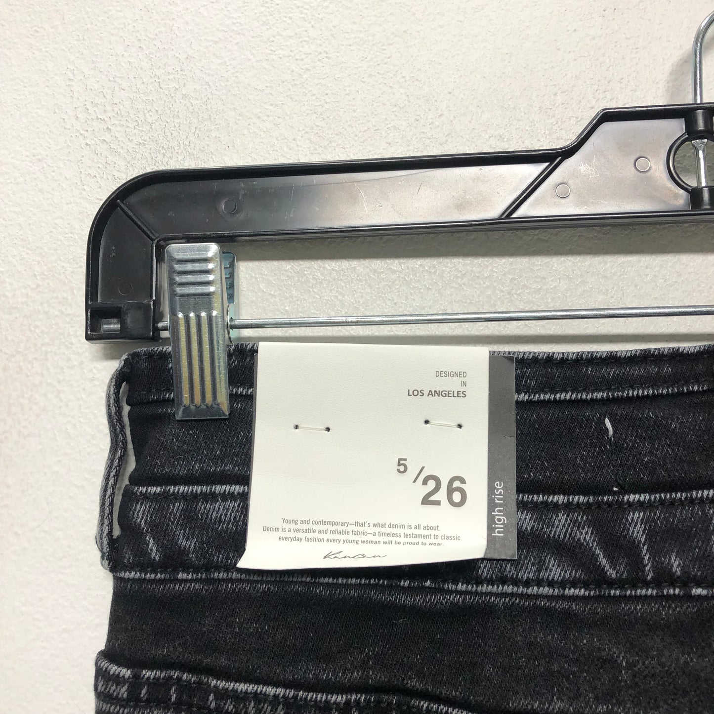 Jeans Flared By Kancan In Black Denim, Size: 4