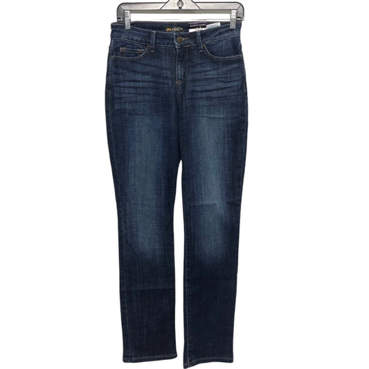 Jeans Straight By Lee In Blue Denim, Size: 4