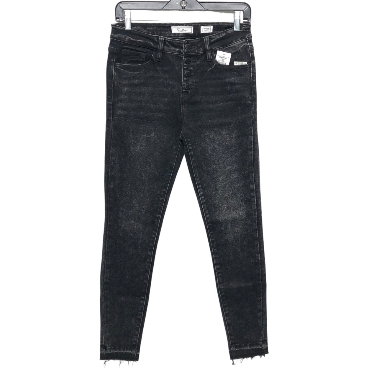 Jeans Skinny By Kancan In Black Denim, Size: 2