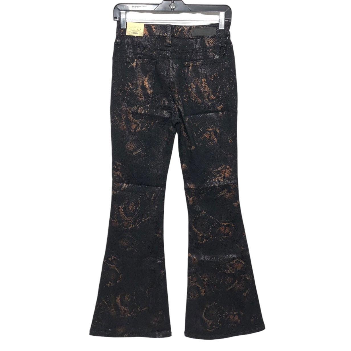 Jeans Flared By Clothes Mentor In Black Denim, Size: 2