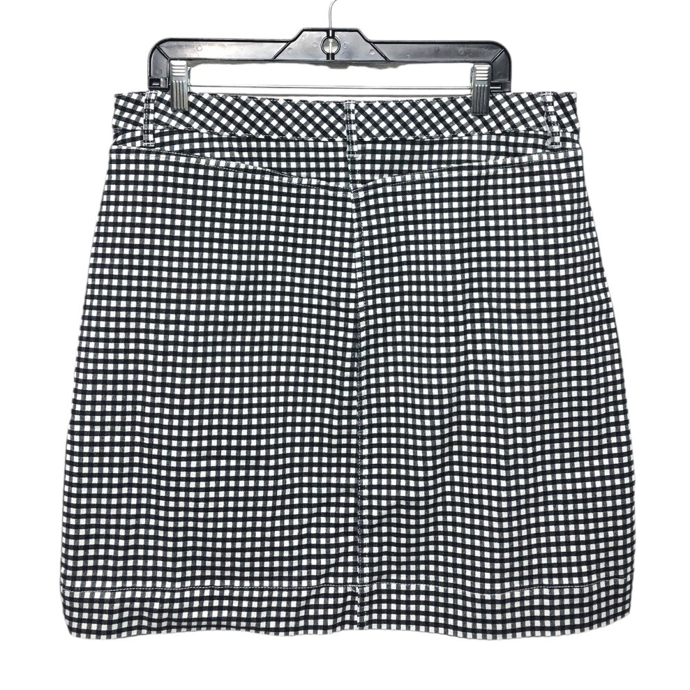 Skirt Mini & Short By Talbots In Black & White, Size: 14