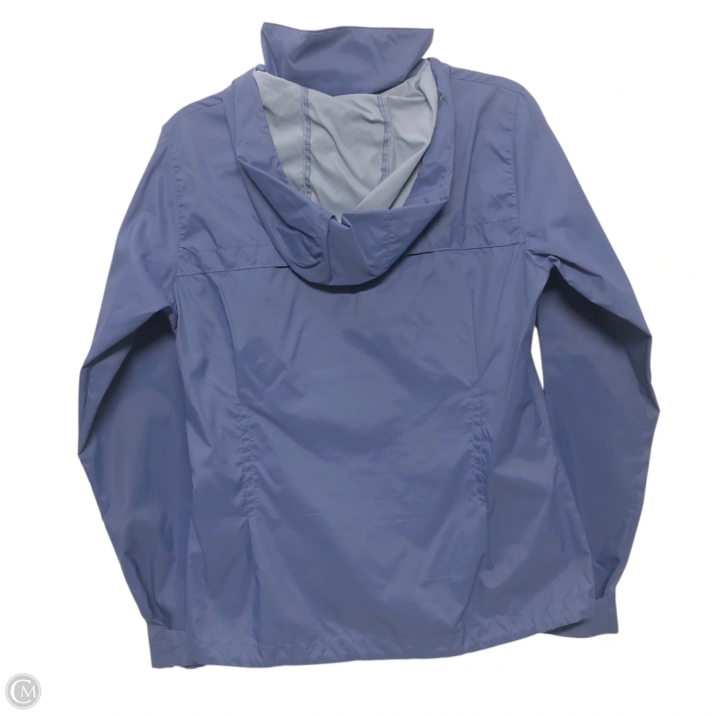 Jacket Windbreaker By Columbia In Blue, Size: M