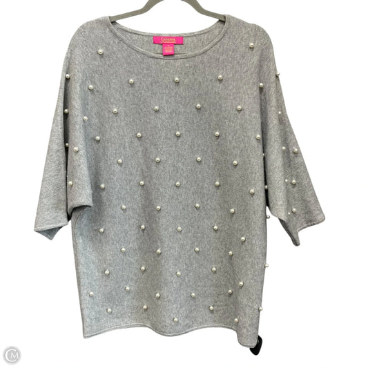 Sweater By Catherine Malandrino In Grey, Size: M