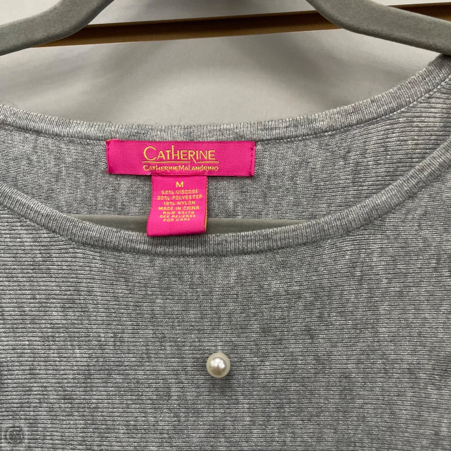 Sweater By Catherine Malandrino In Grey, Size: M