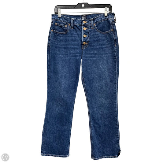 Jeans Cropped By J. Crew In Blue Denim, Size: 6