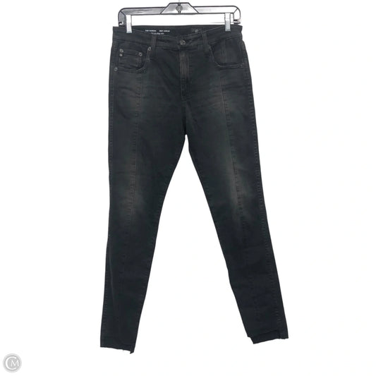 Jeans Skinny By Ag Jeans In Black Denim, Size: 6