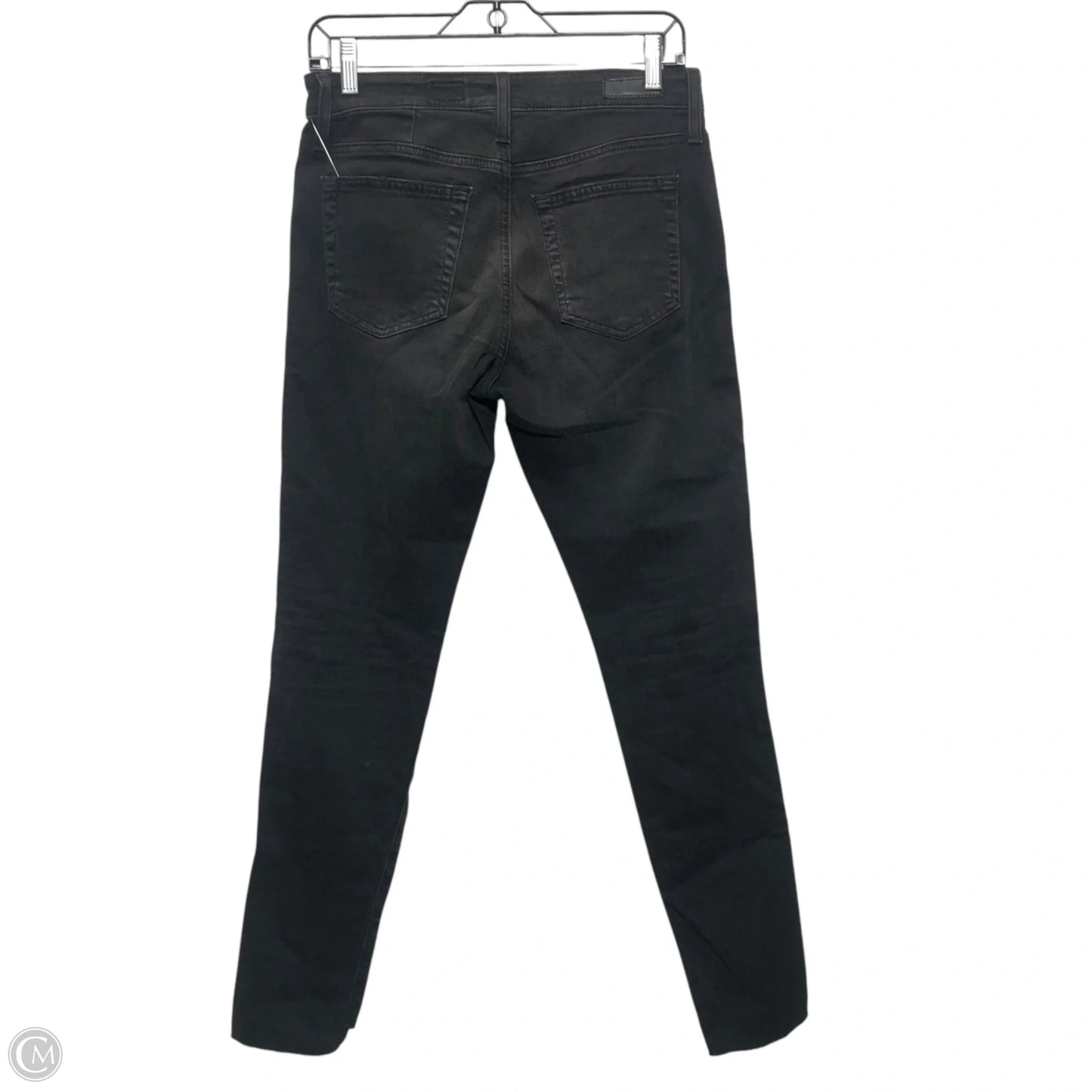 Jeans Skinny By Ag Jeans In Black Denim, Size: 6