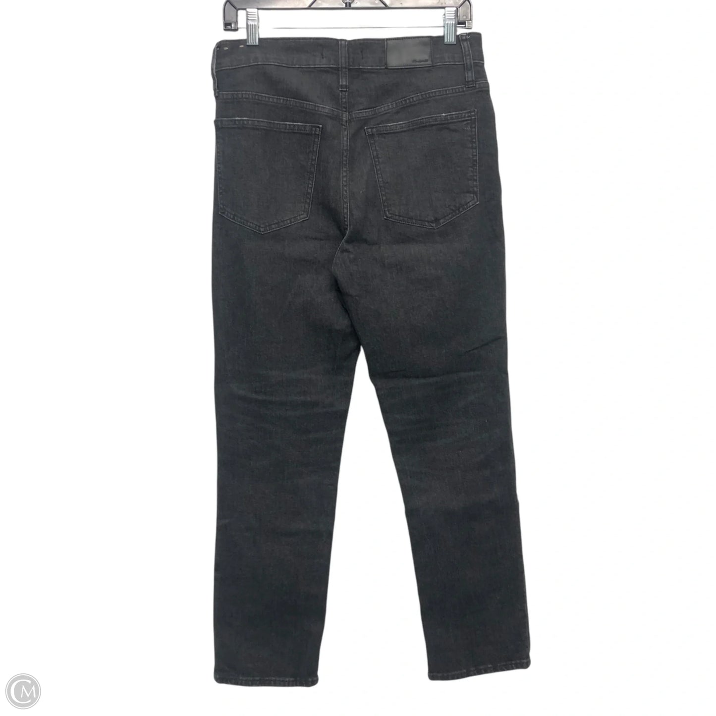 Jeans Straight By Madewell In Black Denim, Size: 4