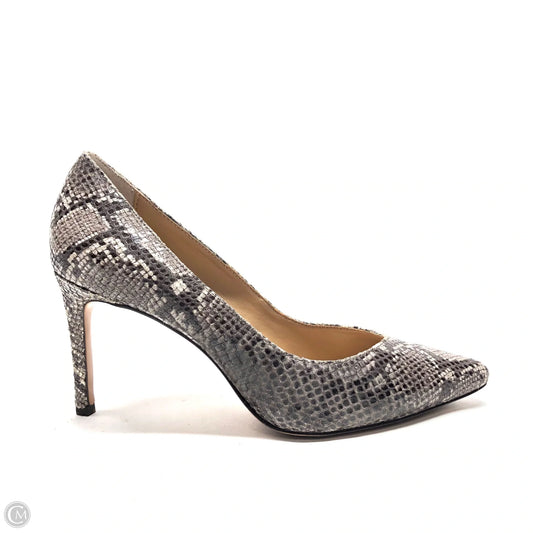 Shoes Heels Stiletto By Banana Republic In Snakeskin Print, Size: 8
