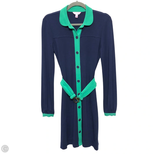 Dress Designer By Lilly Pulitzer In Blue & Green, Size: S