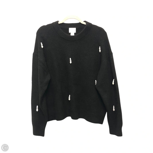 Sweater By H&m In Black, Size: L