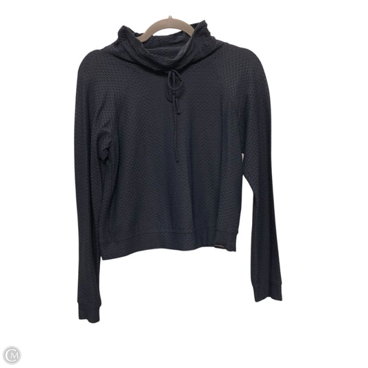 Athletic Top Long Sleeve Collar By Cmc In Navy, Size: S