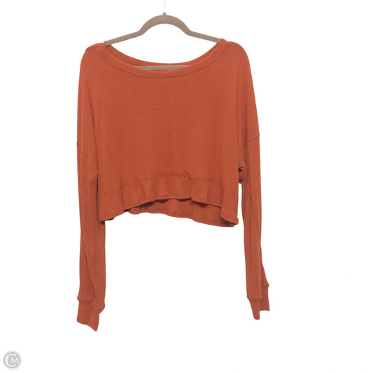 Top Long Sleeve Basic By Free People In Orange, Size: S