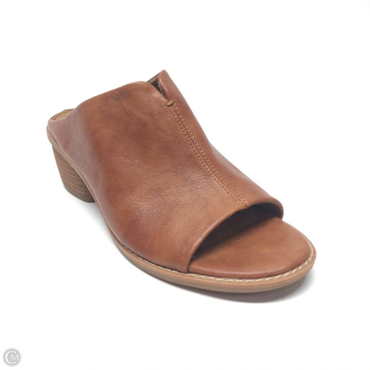 Shoes Heels Block By Sofft In Brown, Size: 8