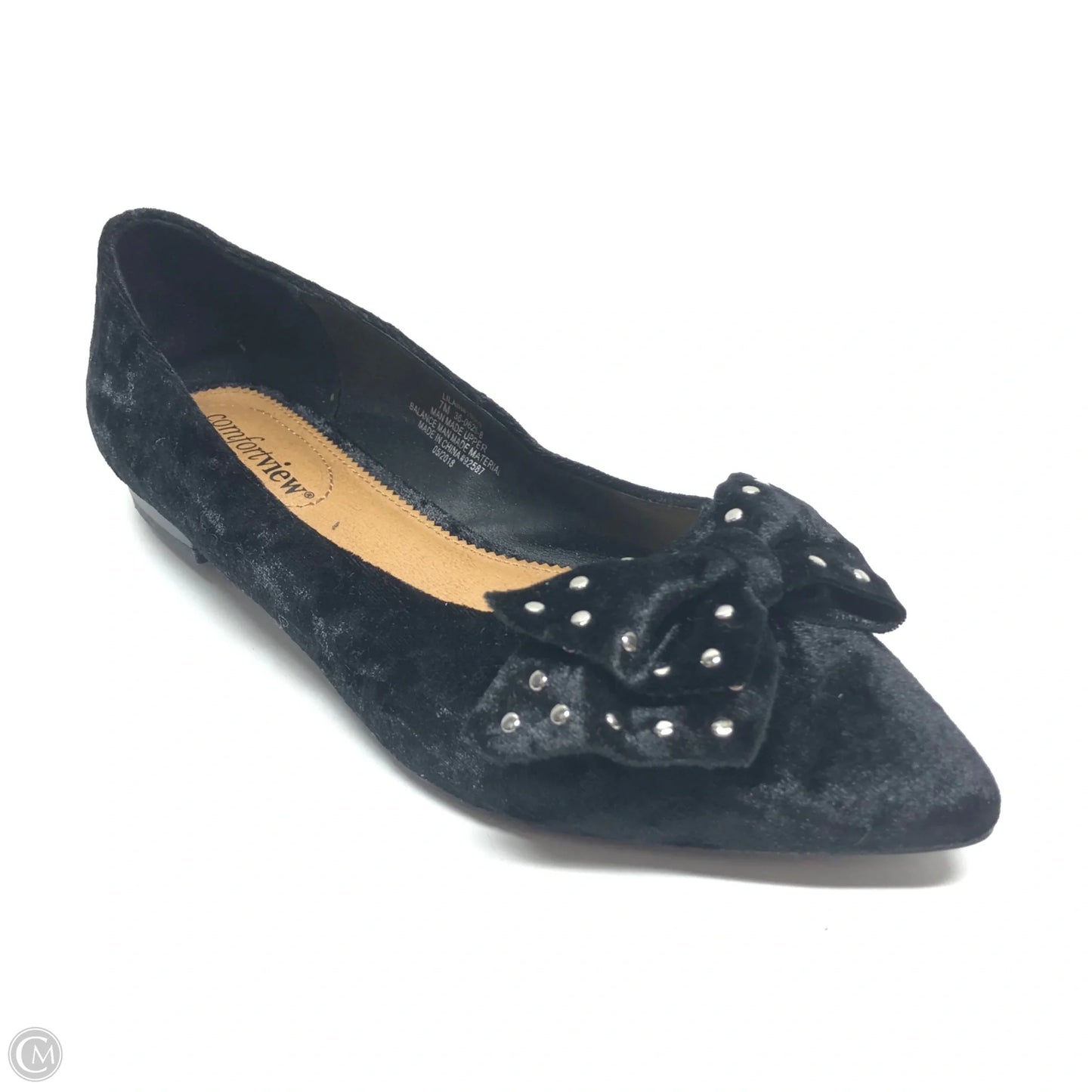 Shoes Flats By Comfortview In Black, Size: 7
