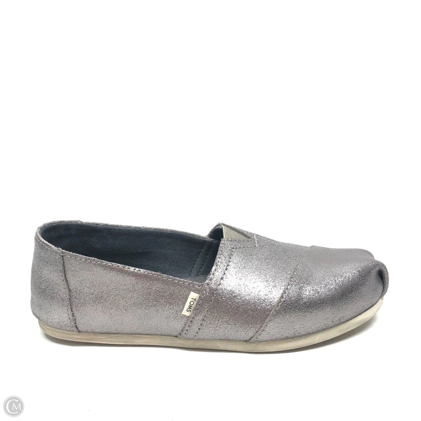 Shoes Flats By Toms In Grey, Size: 7