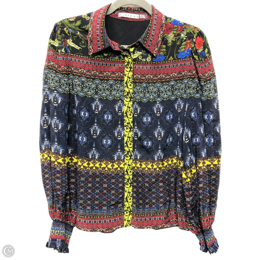 Blouse Designer By Alice + Olivia In Multi-colored, Size: M
