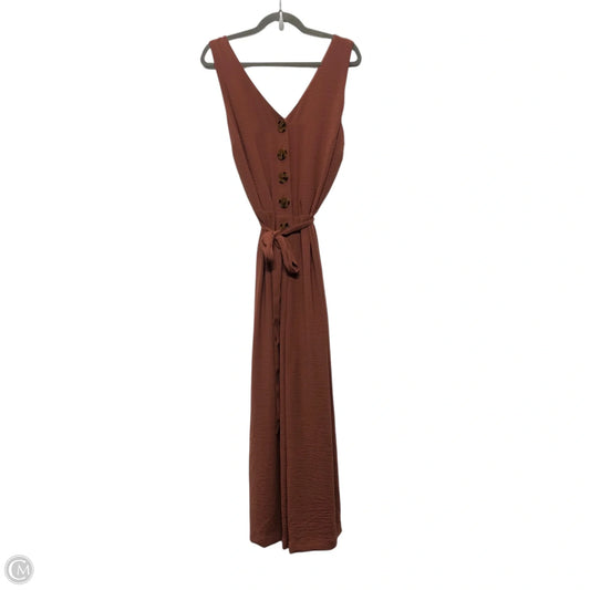 Jumpsuit By Dex In Brown, Size: Xl