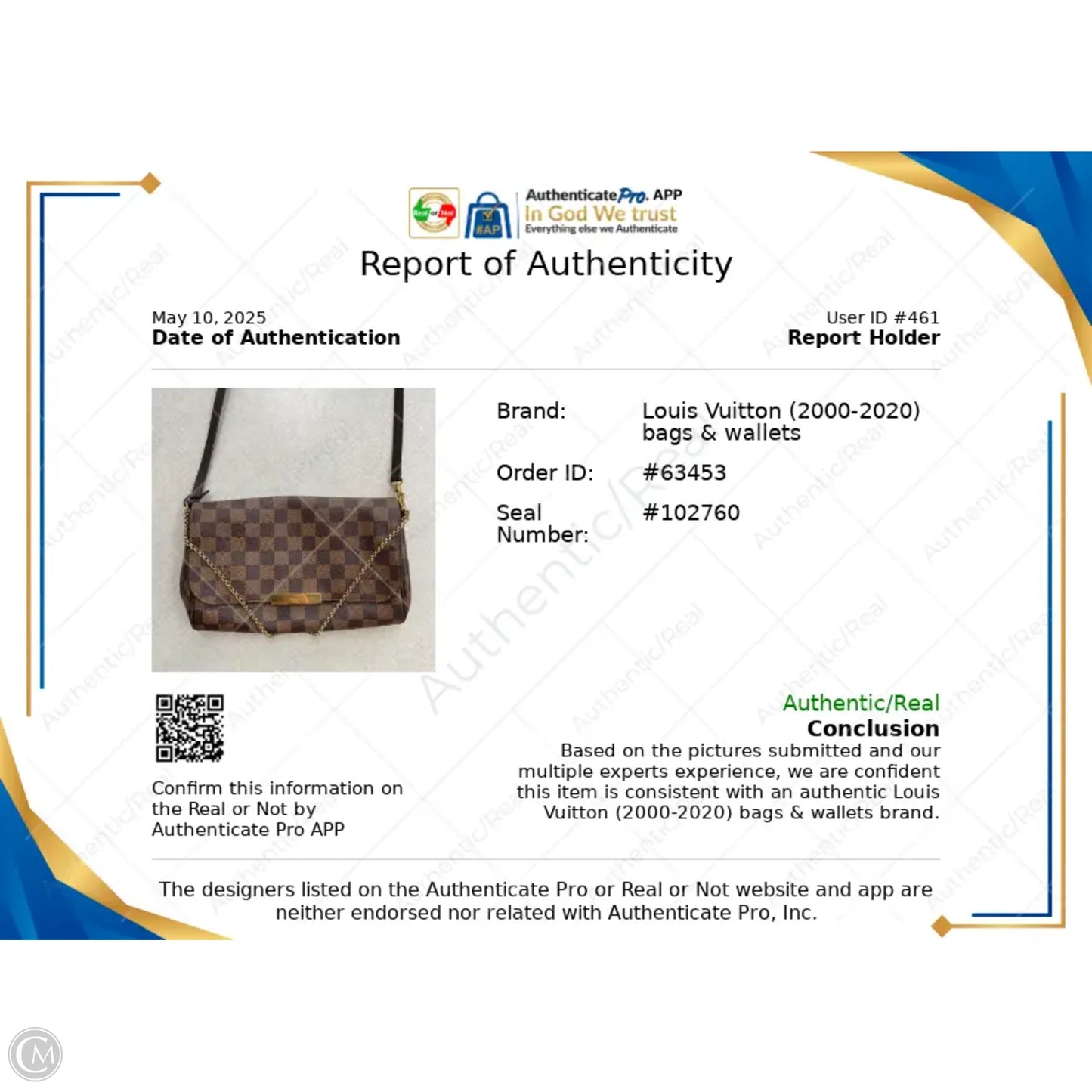 Crossbody Luxury Designer By Louis Vuitton, Size: Medium