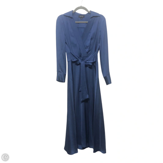 Dress Casual Midi By Tahari By Arthur Levine In Blue, Size: 4