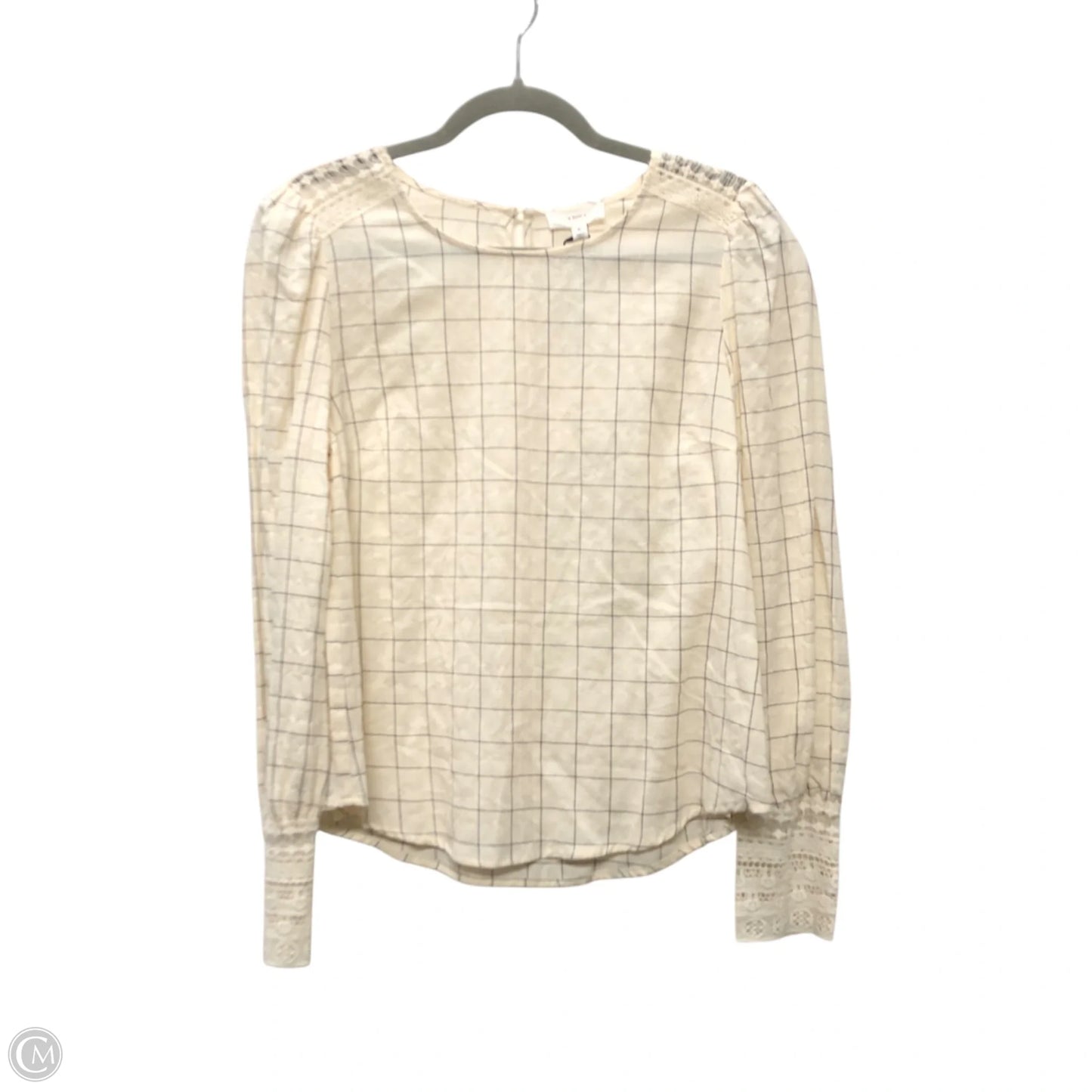 Top Long Sleeve By A Loves A In Beige, Size: M