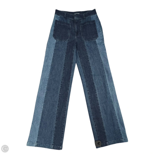Jeans Flared By Inc In Blue Denim, Size: 4