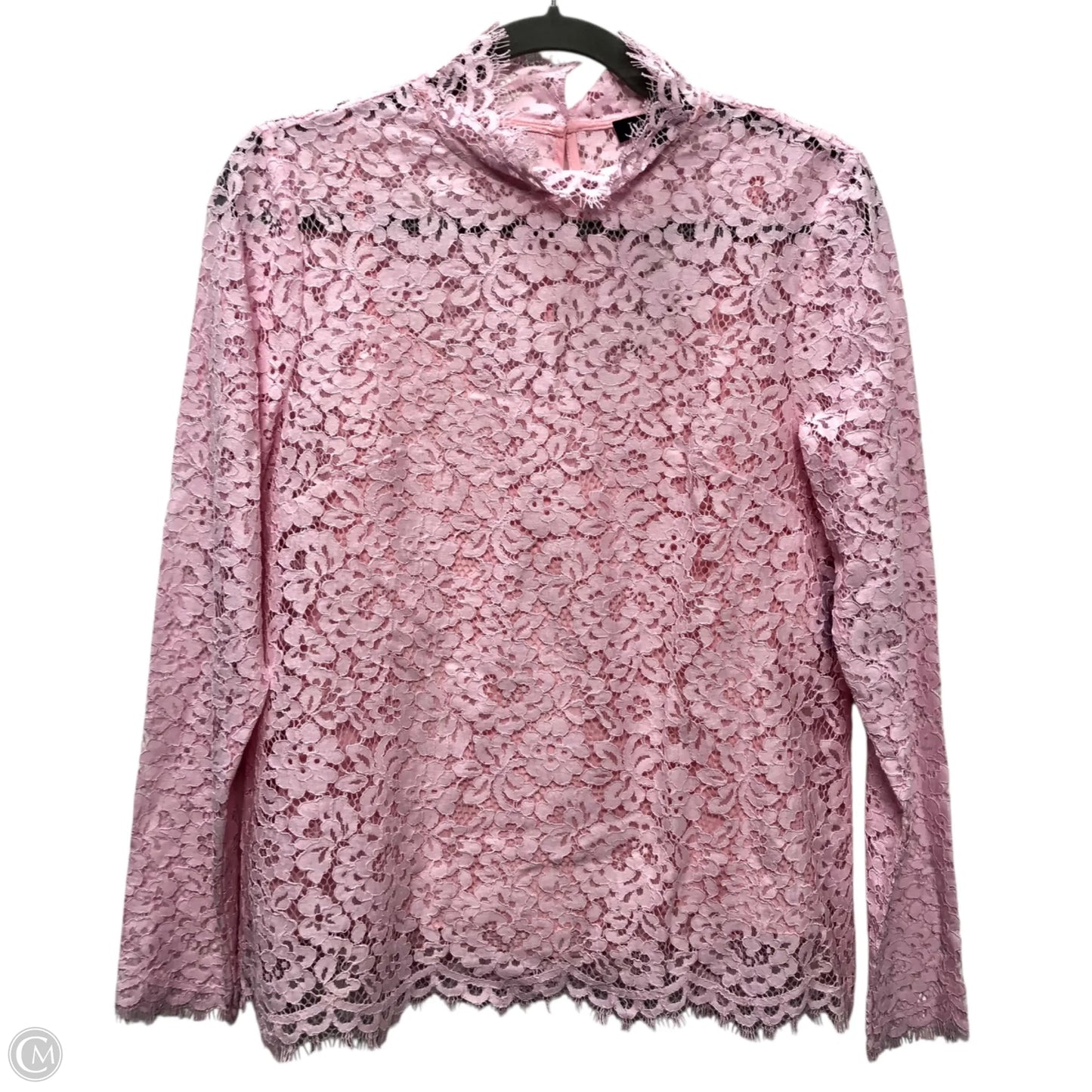 Top Long Sleeve By J. Crew In Pink, Size: 2